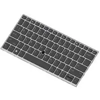 HP DualPoint - Clavier de rechange pour ordinateur portable - rétroéclairé - français - pour EliteBook 830 G5, 830 G6 (L13697-051)