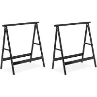 Relaxdays Tréteaux jeu de 2 (72 cm, 40 cm)