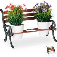 Relaxdays Mini Flower Bench