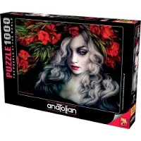 Perre/Anatolian ANATOLIAN Puzzle Femme en fleurs 1000 pièces