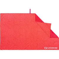 Lifeventure Recycled Softfibre Trek Towel Rouge 150 x 90 cm