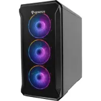 Genesis Irid 503 Argb Pc Tower Case Noir