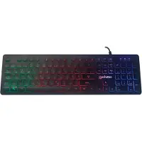 Manhattan 179485 Ultraflache USB-Gaming-Tastatur mit LEDs