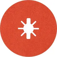 Bosch Expert R782 X-lock 125 Mm Gr60+ 125 Mm Eccentric Griptape 5 Units Orange