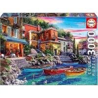 Educa 19052 Côme Coucher de soleil 3000 pièces Puzzle