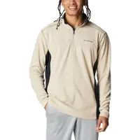Columbia - Polaire demi-zippée - Klamath Range II Half Zip Ancient Fossil Black pour Homme - Taille XS - Gris