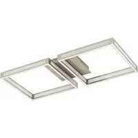 Eglo Plafonnier en acier inoxydable Altaflor avec LED