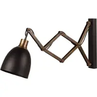 Opviq , Sivani - MR - 725, appliques murales, noir, métal, 15 x 35 - 62 x 30 cm