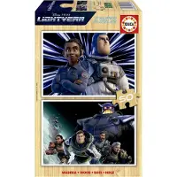 LIGHTYEAR 19314 Lightyear 2x50 pièces puzzle en bois