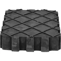 Ks Tools Support universel en caoutchouc pour pont élévateur 155x125x35 mm