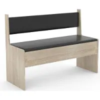 VCM Banc d'angle en bois pour salle à manger et cuisine | banc avec poitrine pour table à manger | Dimensions H. 80 x W. 110 x D. 42 cm | Esal largeur 110 cm