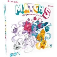 Synapses Games SG002 - Match 5 - Jeu de dés, pour 2 à 8 joueurs, à partir de 10 ans (édition allemande) (Allemand, 2 - 8 Joueur)