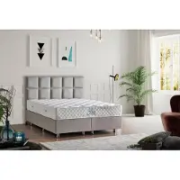 Skye Decor , Blue Pocket RollPack 80x180 taille simple, lit classique, blanc, emballé en rouleau, 80 x 180 x 26 cm