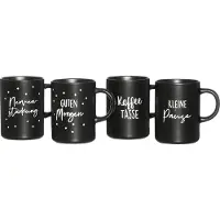 Ritzenhoff & Breker Tasse à café 390ml Svart sort., Tasse, Noir