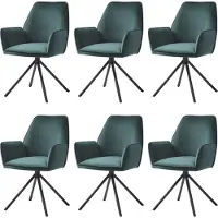 Mendler Chaise de salle à manger -G67 (lot de 6)