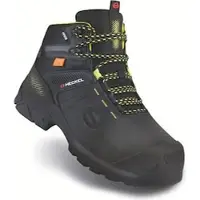 Uvex Bottes Heckel MACSOLE ADVENTURE 3.0 S3 noires, jaunes, largeur 10, taille 40