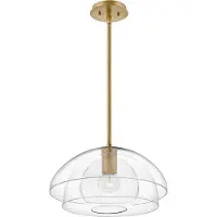 HINKLEY Lampe suspendue Lotus en laiton 1xE27 60W