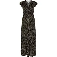 Apricot Robe d’été vert / noir