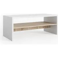 Vicco Table basse Blanc/Sonoma 99.6x39.8cm, Model 28522
