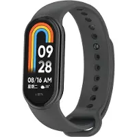 Screen Guard Professional Bracelet de remplacement Xiaomi Smart Band 8 Silicone Strap (Silicone), Sangles de montre, Gris