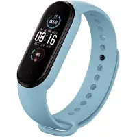 Screen Guard Professional Bracelet de remplacement Xiaomi Mi Smart Band 6 Silicone Strap (Silicone), Sangles de montre, Bleu