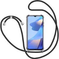 Screen Guard Professional Oppo A54s Loopster Necklace Cover, Bandoulière pour smartphone, Transparent