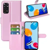 Screen Guard Professional Housse cuir Xiaomi Redmi Note 11 Leather Guard (Xiaomi Redmi Note 11), Coque pour téléphone portable, Rose