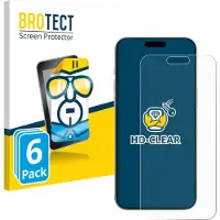 BROTECT Protection Clair (Apple iPhone 16 Pro Max), Téléphone portable : film de protection, Transparent