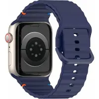 Cover-Discount Apple Watch 42/41/40mm - Bracelet sport en silicone de remplacement (Silicone), Sangles de montre, Bleu