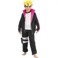 Chaks Déguisement Boruto enfant - Modèle Boruto - Noir - 7 ans - Garçon - Intérieur