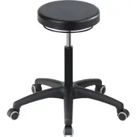 MeyChair Tabouret pivotant ASSISTENT - avec roulettes - siège mousse PU