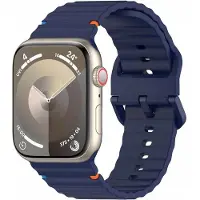 Cover-Discount Apple Watch 42/41/40mm - Bracelet sport en silicone de remplacement (Silicone), Sangles de montre, Bleu