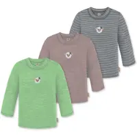 Normani T-Shirt 'Taupo' gris / vert / mélange de couleurs / rose