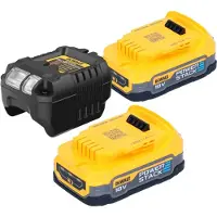 DeWalt DCS 355 E2 Oscillateur sans fil Multitool 18 V Brushless + 2x Powerstack batterie 1,7 Ah + chargeur + accessoires