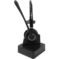 Plusonic usb bt headset monaural. (Sans fil, USB-A), Casque micro de bureau, Noir