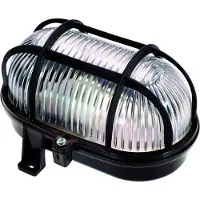 As Schwabe Lampe ovale, 60 W, noir