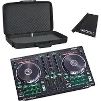 Roland Contrôleur DJ USB DJ-202 avec housse et chiffon