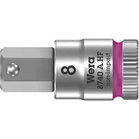 Wera Embout de tournevis à six pans creux 1/4" avec fonction de blocage 8 x 28 mm | 4013288187239