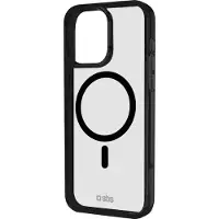 SBS Housse de protection (Apple iPhone 16 Pro), Coque pour téléphone portable, Transparent, Noir