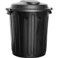 Floordirekt Poubelle Robin 60L Poubelle avec couvercle Inodore, Hygiénique & Facile à nettoyer