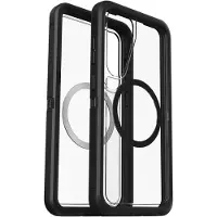 Otterbox Defender Samsung Galaxy S25 Plus Back Cover avec Aimant Transparent avec Bord Noir