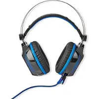 Nedis Casque de jeu | Over-Ear | Surround | USB Type-A | Microphone pliable et rétractable | 2.10 m | Eclairage normal