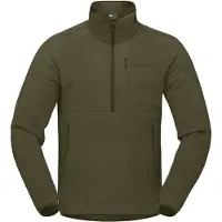Norrøna - Polaire isolante et respirante - Femund Warm2 Zip Neck Olive Night - Taille L - Kaki