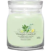 Yankee candle Cucumber Mint Cooler bougie parfumée Signature 368 g