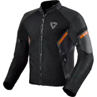 REV'IT! GT R Air 3 Noir Neon Orange Blouson Taille S