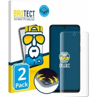 BROTECT Protection d'écran intégrale (Motorola Moto G54), Téléphone portable : film de protection, Transparent