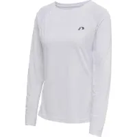 Newline Sweat de sport gris / blanc