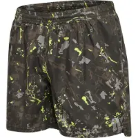 Newline Pantalon de sport taupe / vert chiné