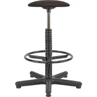 EDE Tabouret Goliat + anneau similicuir noir