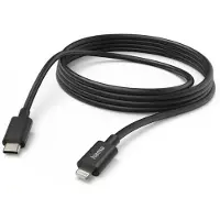 Hama Câble de charge, USB-C - Lightning, 3 m, noir